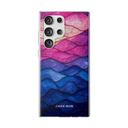 Wavy Vein Gradient Samsung S23 Ultra Case - Soft