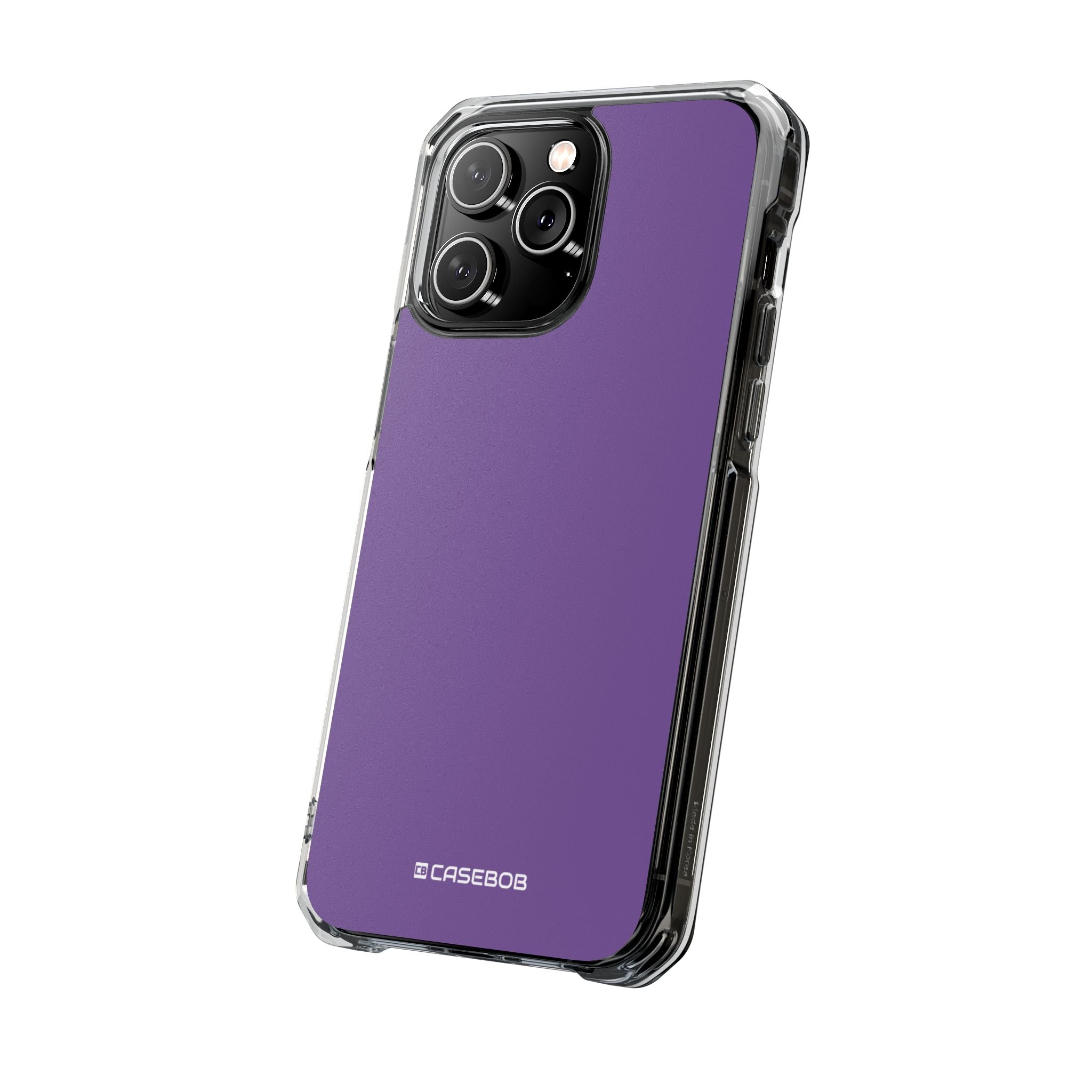 Dark Lavender - Clear Impact Case for iPhone