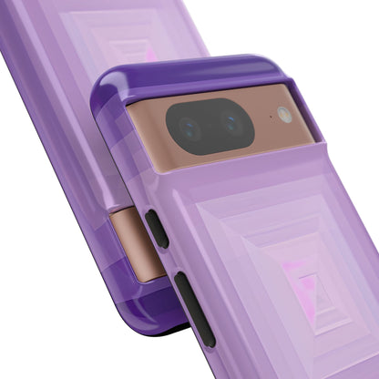 Purple Geometry Vortex Google Pixel 8 - Tough