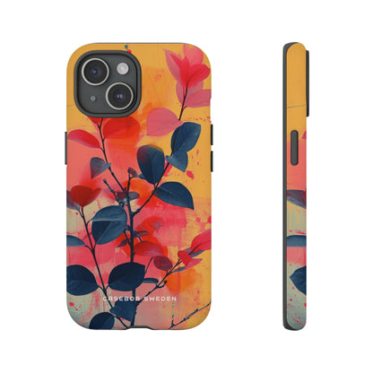 Vivid Floral Harmony iPhone 15 - Tough Phone Case