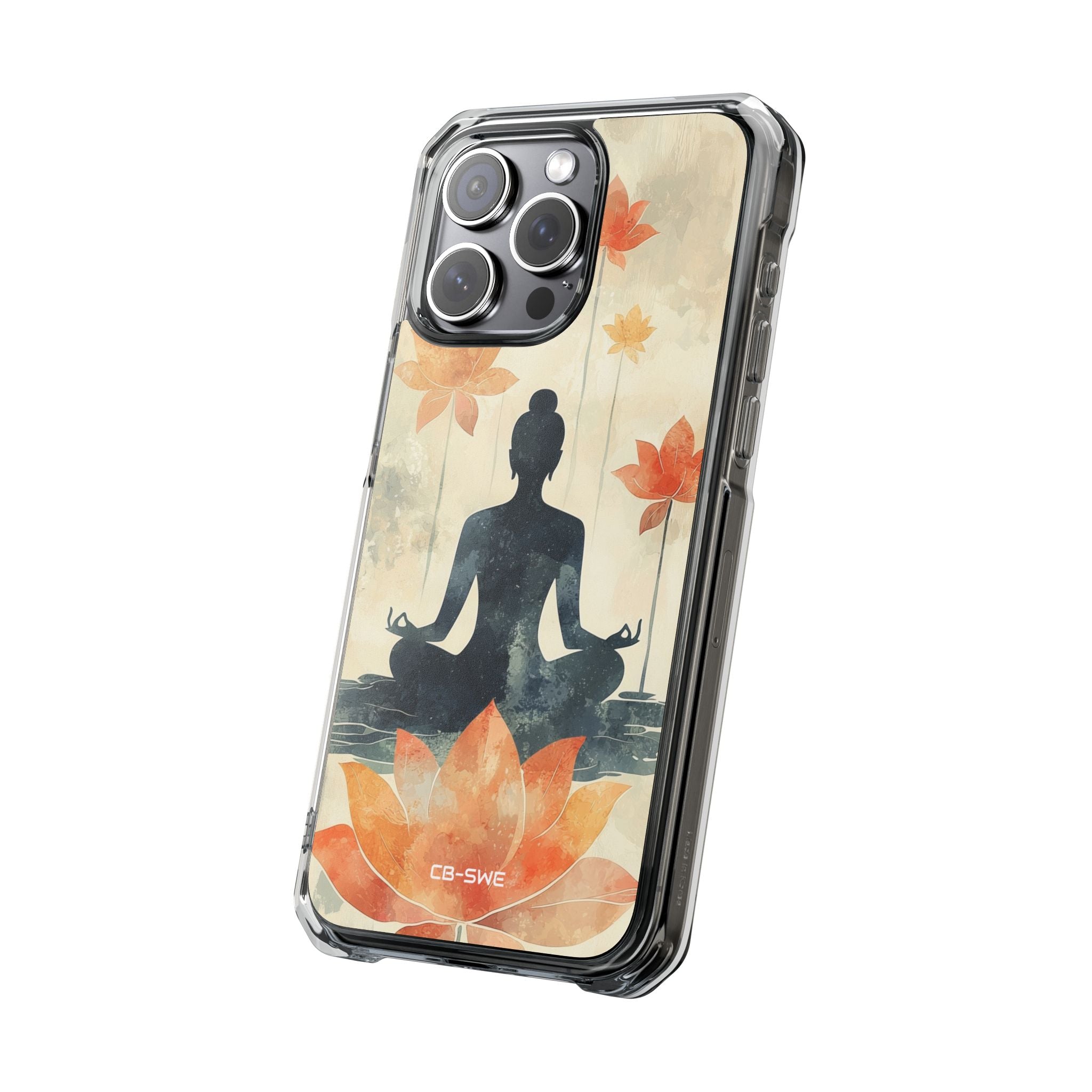 Lotus Blooms Surround iPhone Case - Impact