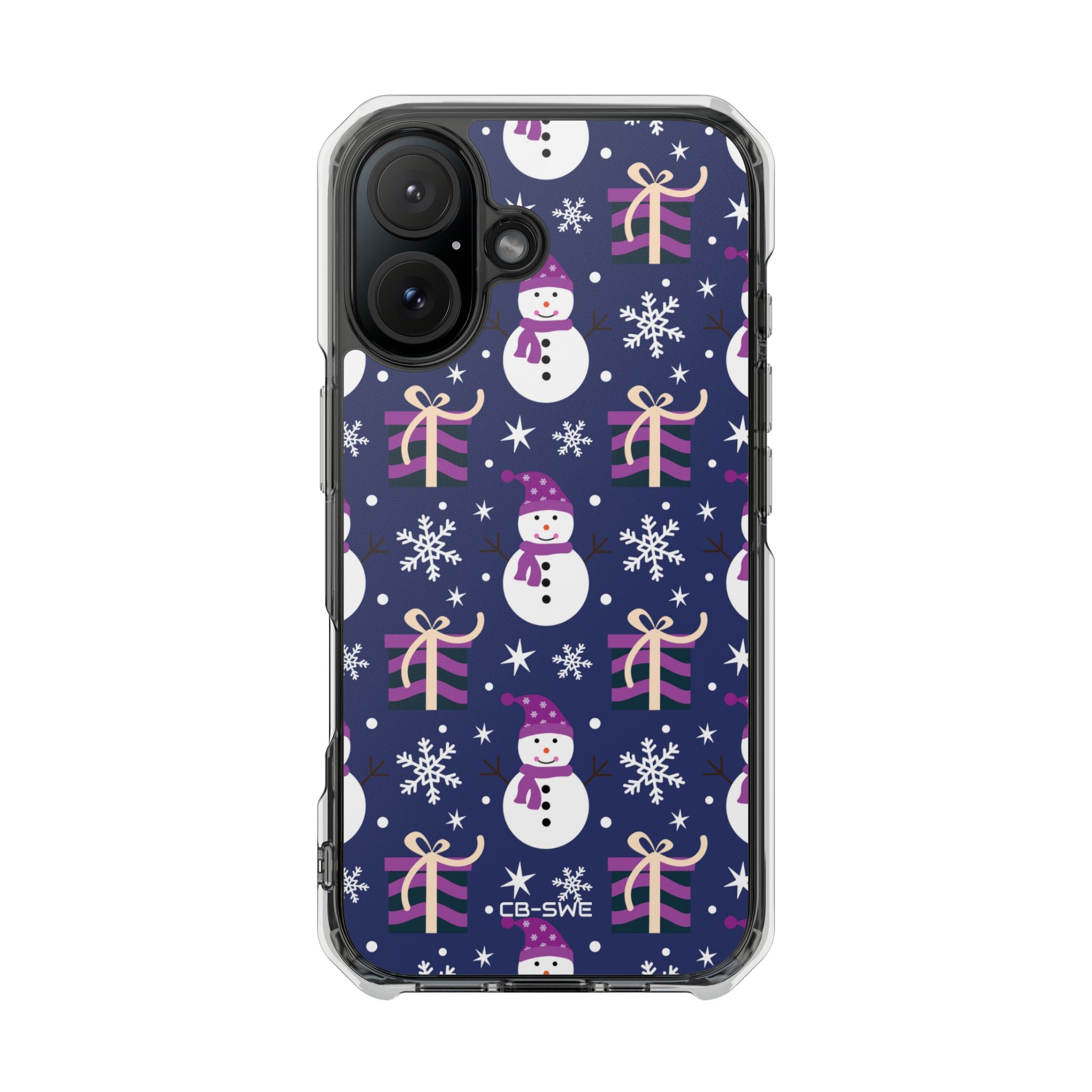 Snowmen Gift Giving iPhone Case - Impact