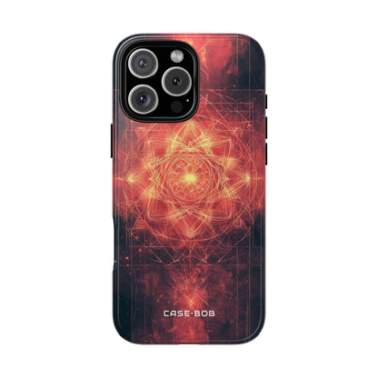 Radiant Mandala iPhone 16 Pro Max Case - Tough