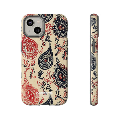 Tourbillon Paisley Marine iPhone 14 - Tough