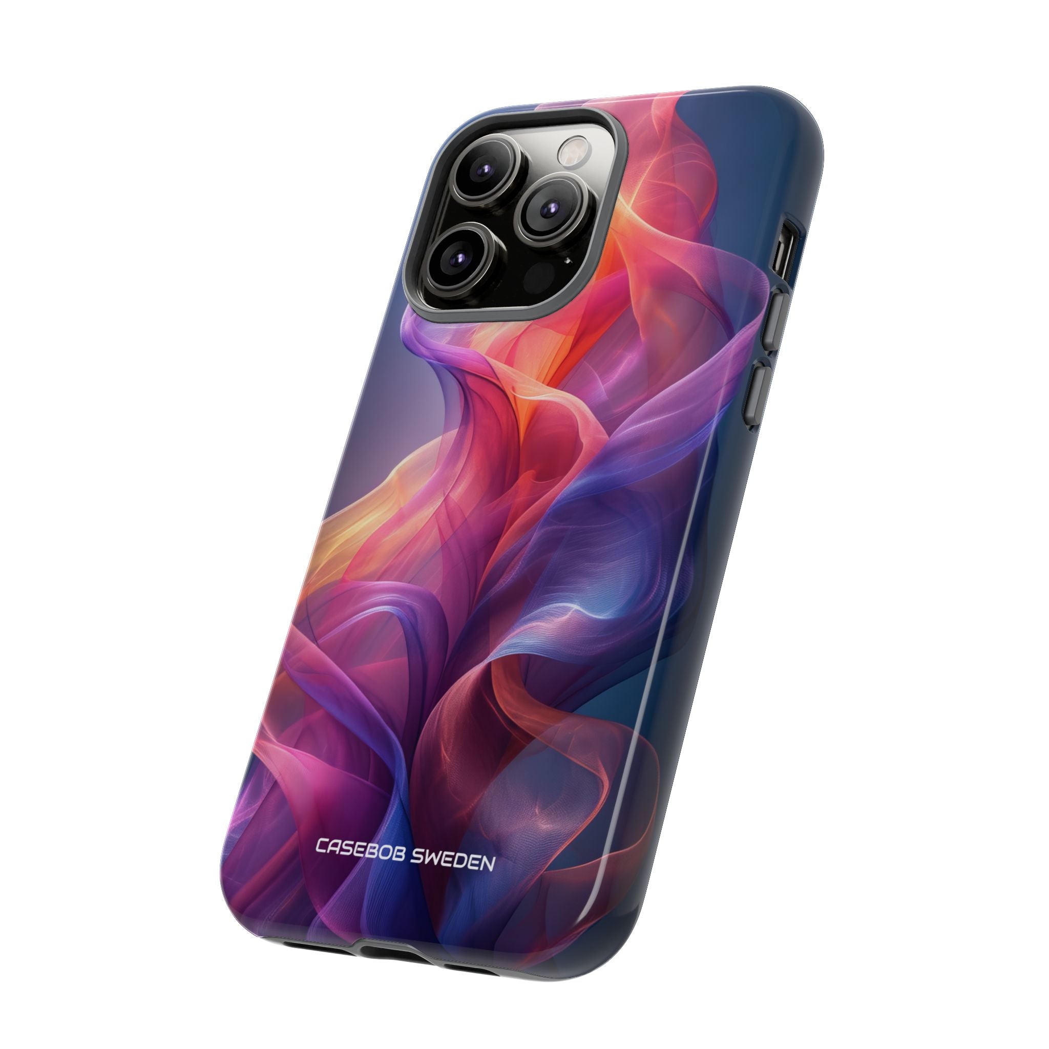 Violet Orange Flow - Tough iPhone 14 Phone Case