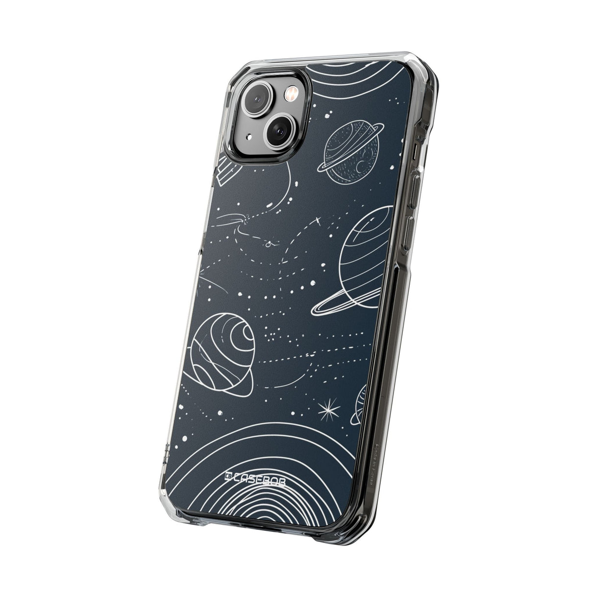 Cosmic Wanderer – Handyhülle für iPhone (Clear Impact – Magnetisch)