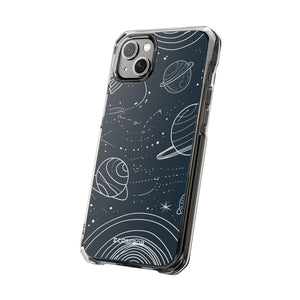 Cosmic Wanderer – Handyhülle für iPhone (Clear Impact – Magnetisch)