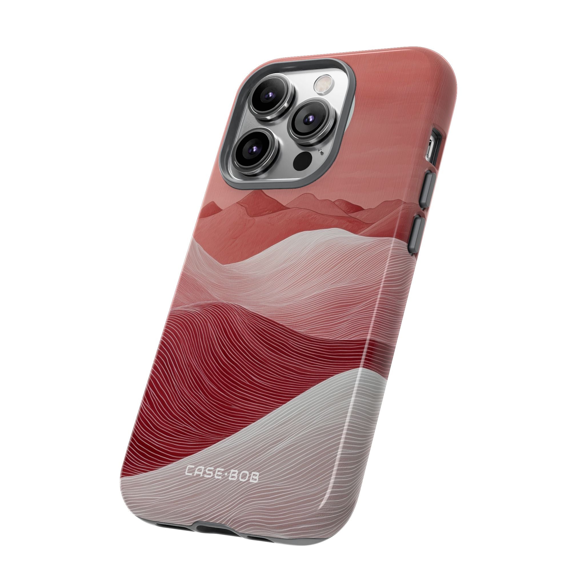 White Orb Dunes iPhone 14 Pro Case - Tough