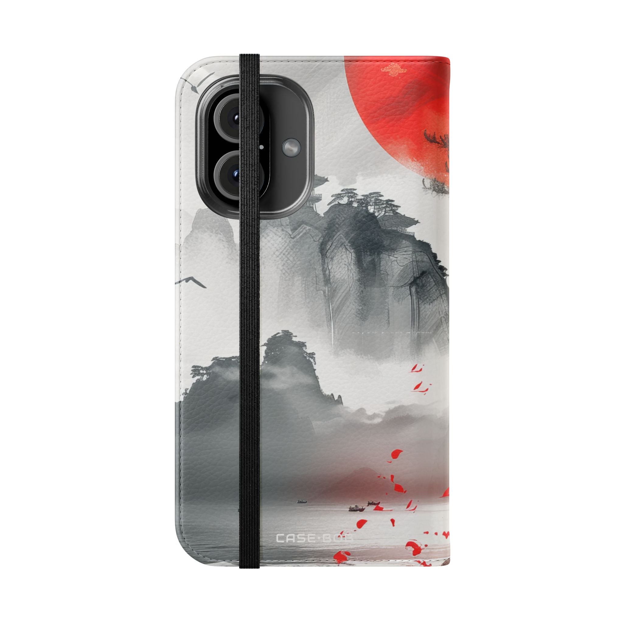 Red Sun Serenity - iPhone 16  Case - Wallet