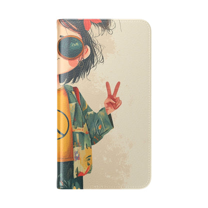 Peace Pigtails - Samsung S23 Case - Wallet