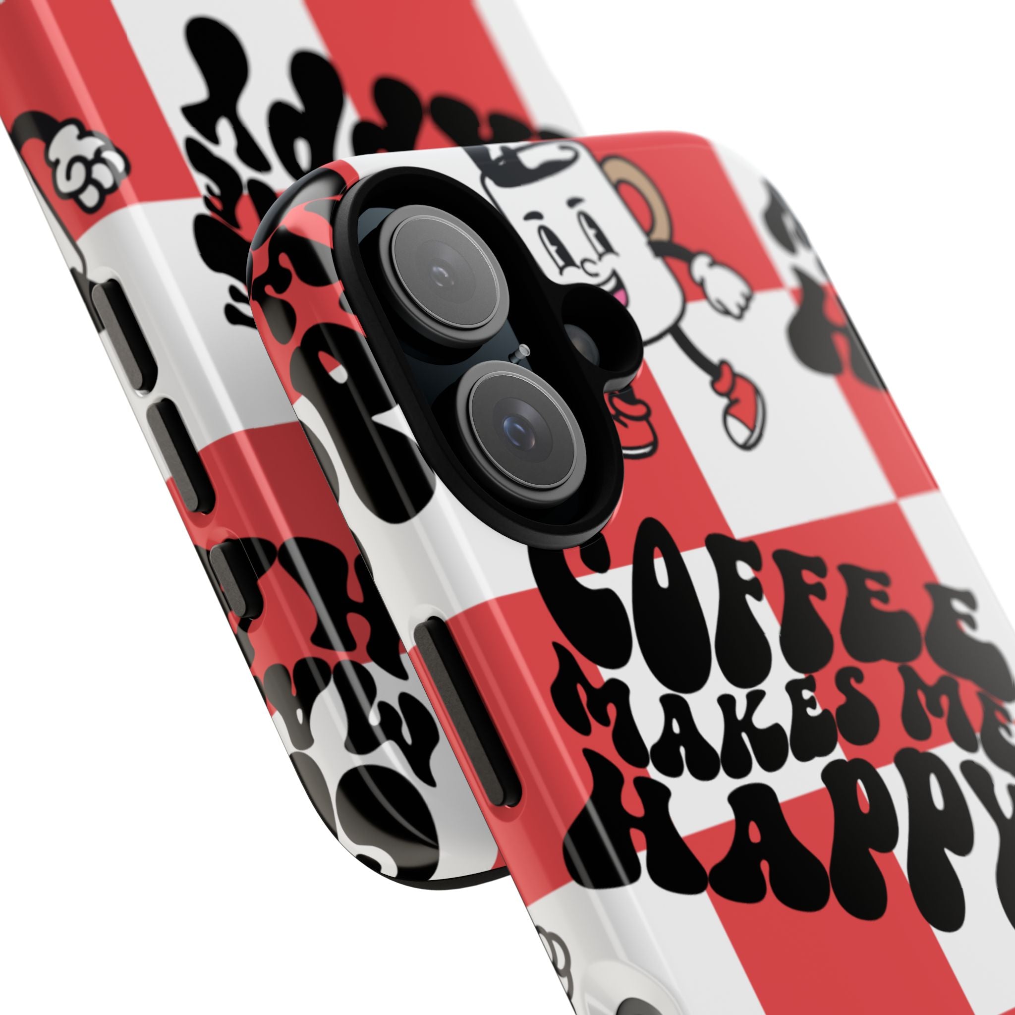 Joyful Coffee Celebration - iPhone Case