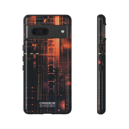 Neon Circuit Dreams Google Pixel 7 - Tough