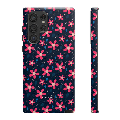 Pink Flower Pattern - Protective Phone Case