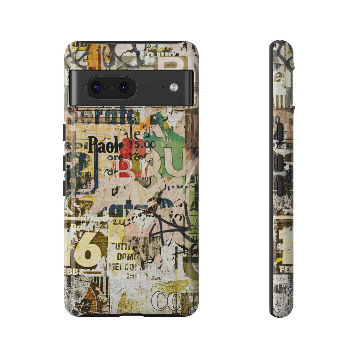 Grunge Vintage Poster - Protective Phone Case