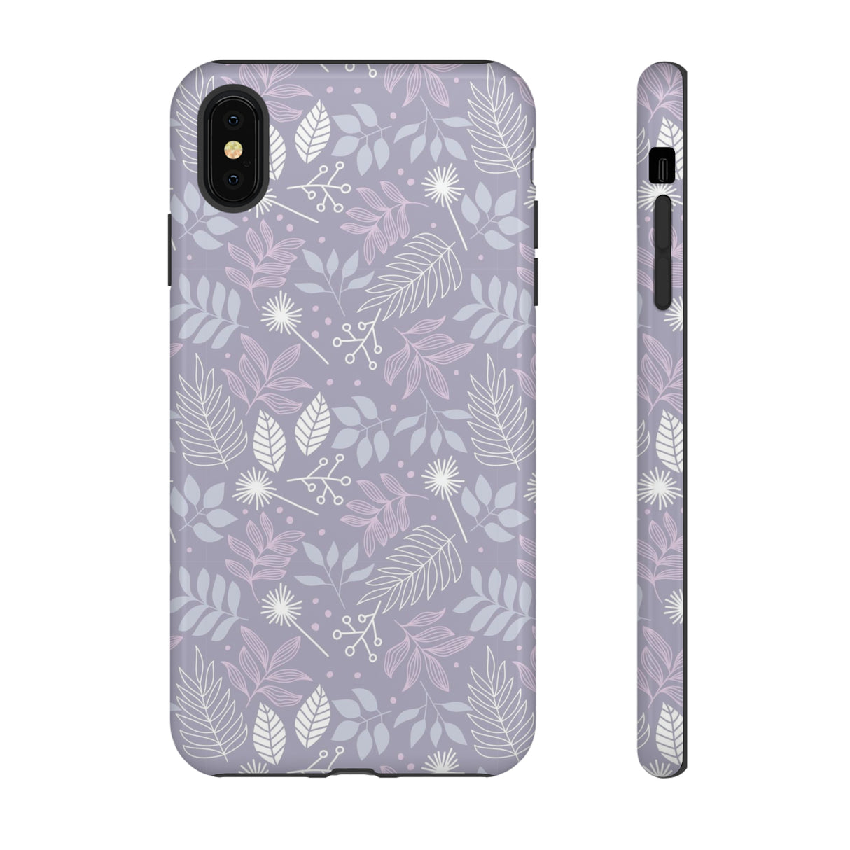 Purple Mona Leaf - Protective Phone Case