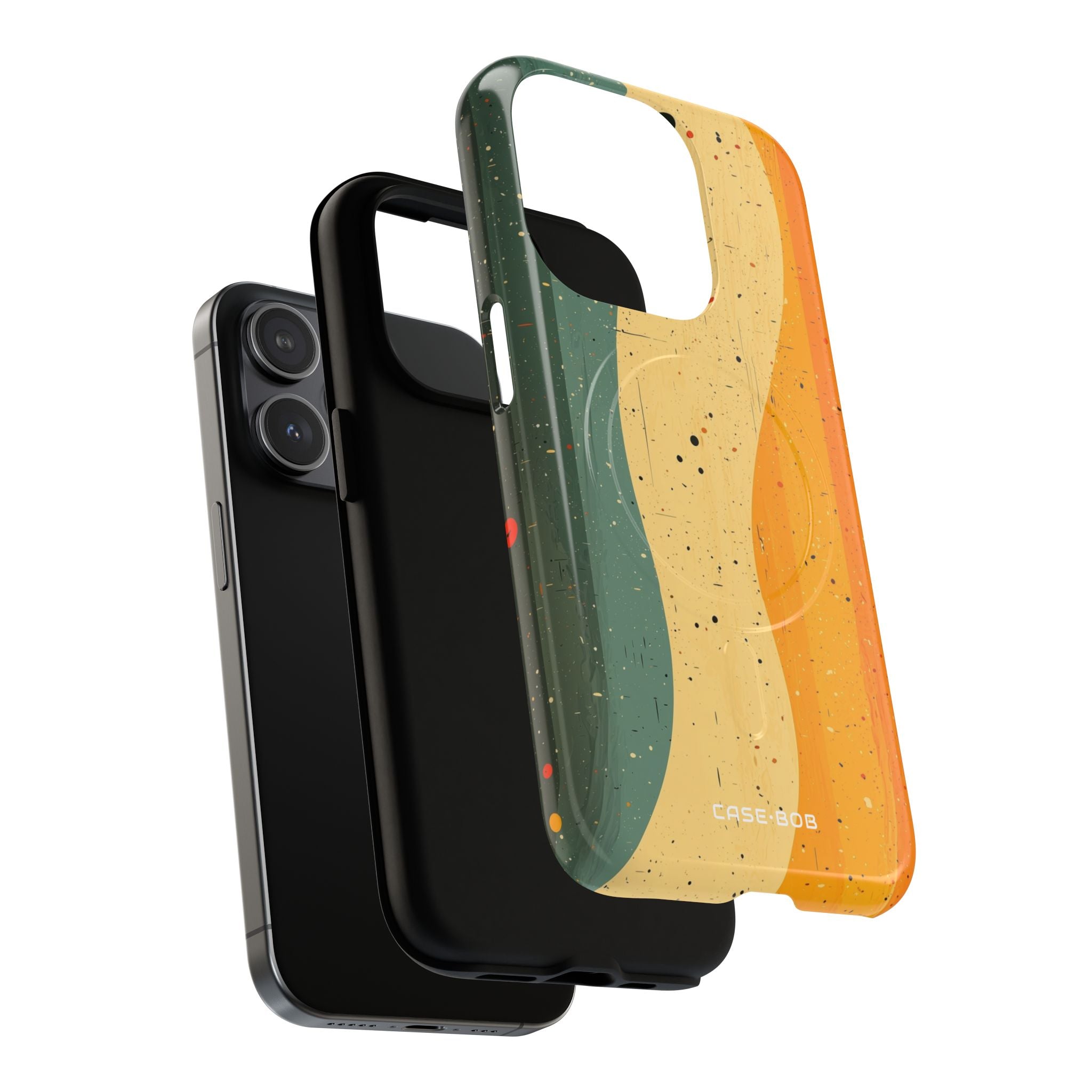 Wavy Forest Veil iPhone 15 Pro Case - Tough+