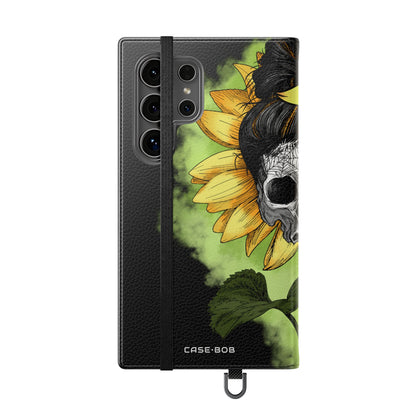 Skull Sunflower - Samsung S24 Ultra Case - Wallet