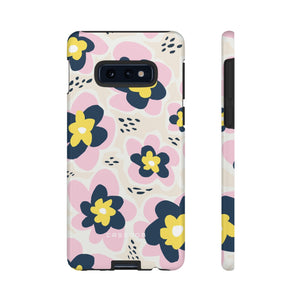 Pink Happy Flower - Protective Phone Case