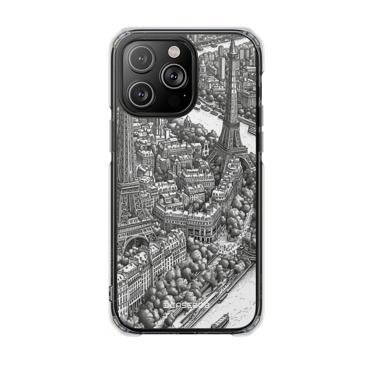 Timeless Cityscape - Phone Case for iPhone (Clear Impact - Magnetic)