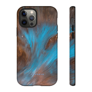 Blue Lagoon Ink Art - Protective Phone Case