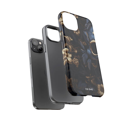 Gothic Floral Skull - iPhone Case