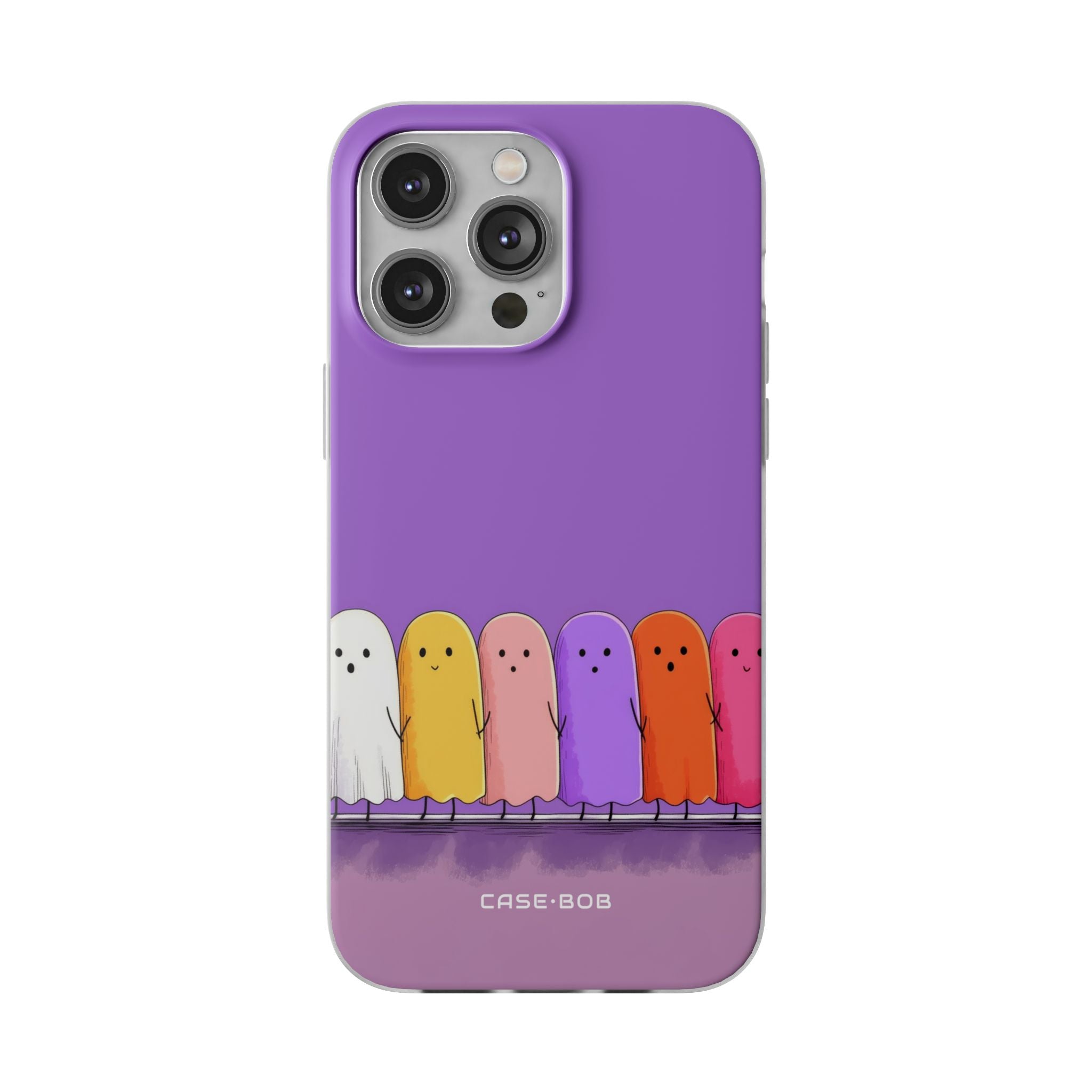 Colorful Ghosts iPhone 14 Pro Max Case - Soft