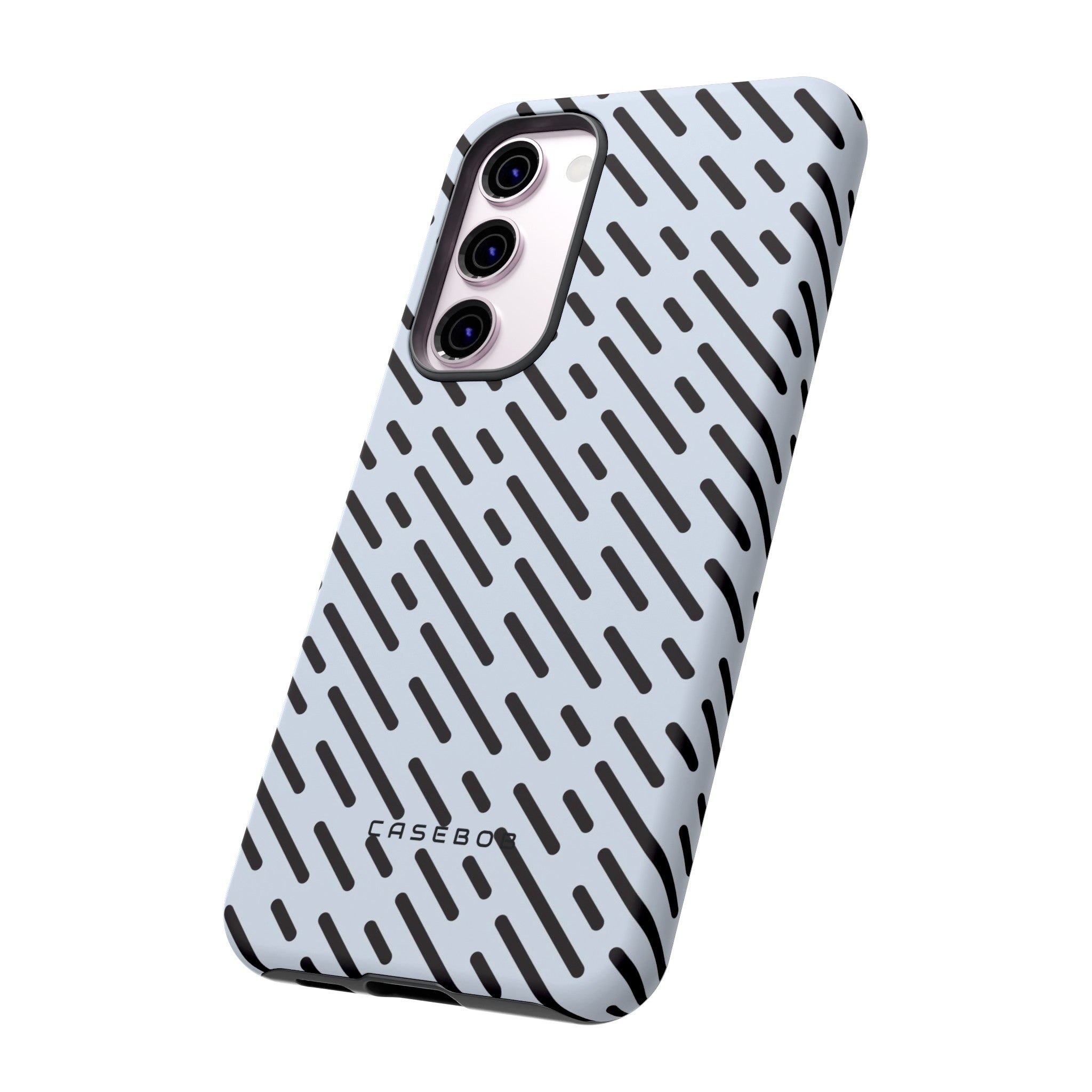 Monochrome Dash - Protective Phone Case