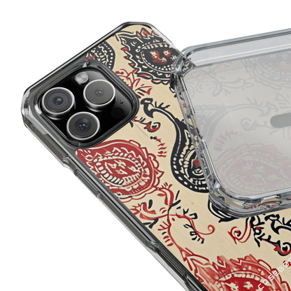 Vintage Paisley Elegance iPhone 16 - Clear Impact Phone Case