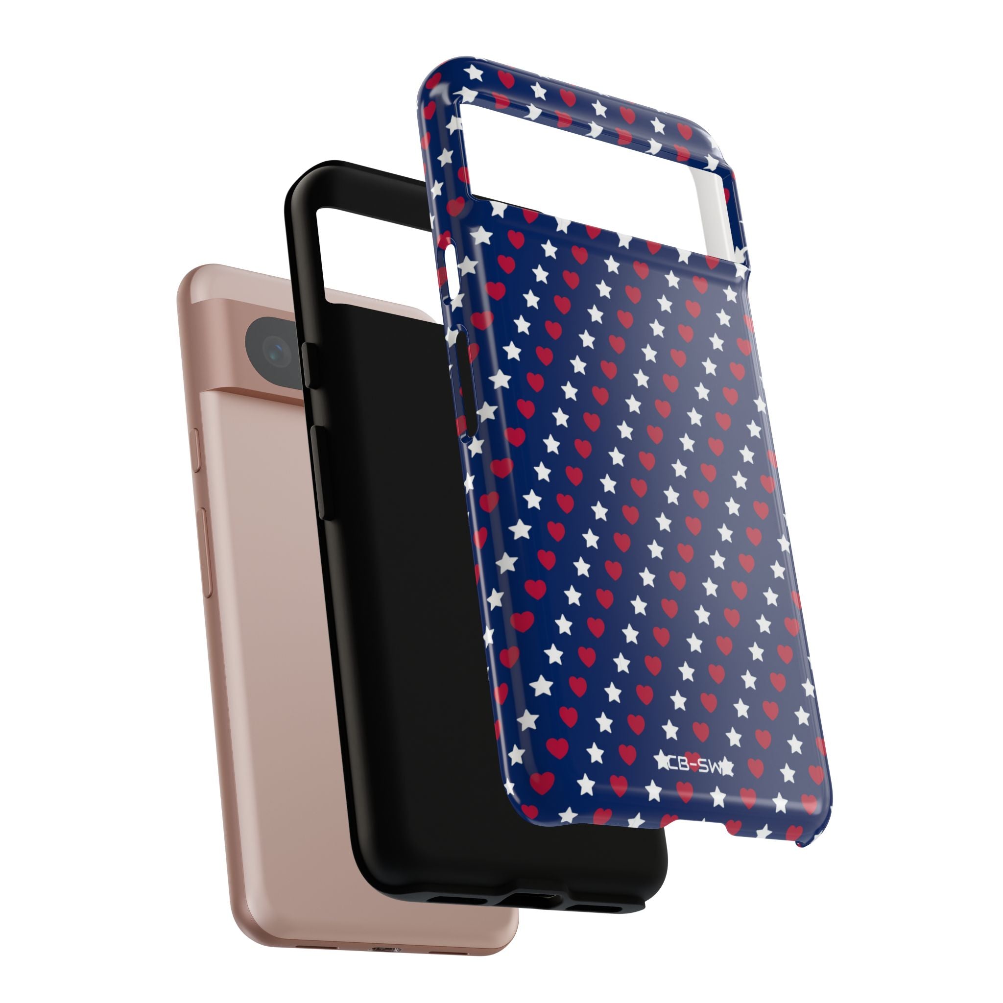 Stars Embrace Hearts - Google Pixel Case