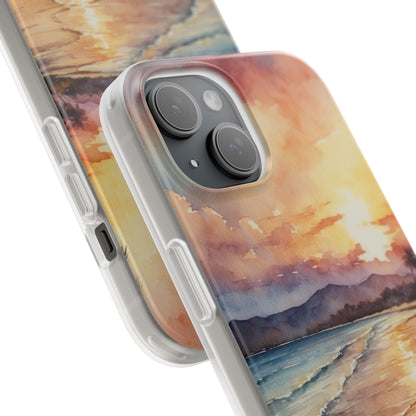 Sunset Reflection iPhone 15 Case - Soft