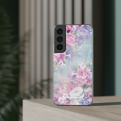 Dreamy Floral Watercolor - Flexi Samsung S22 Phone Case