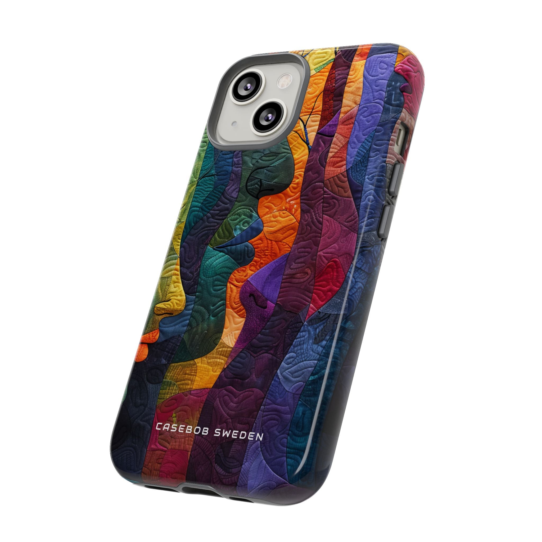 Harmonized Faces and Nature Fusion iPhone 14 - Tough Phone Case