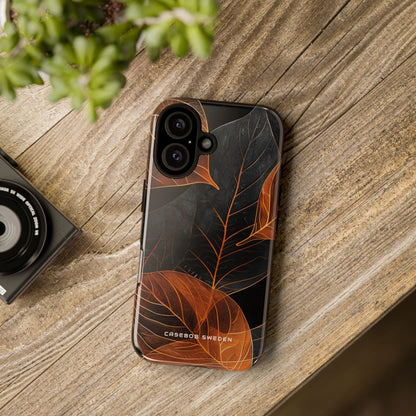 Autumn Leaf Elegance iPhone 16 - Tough Phone Case