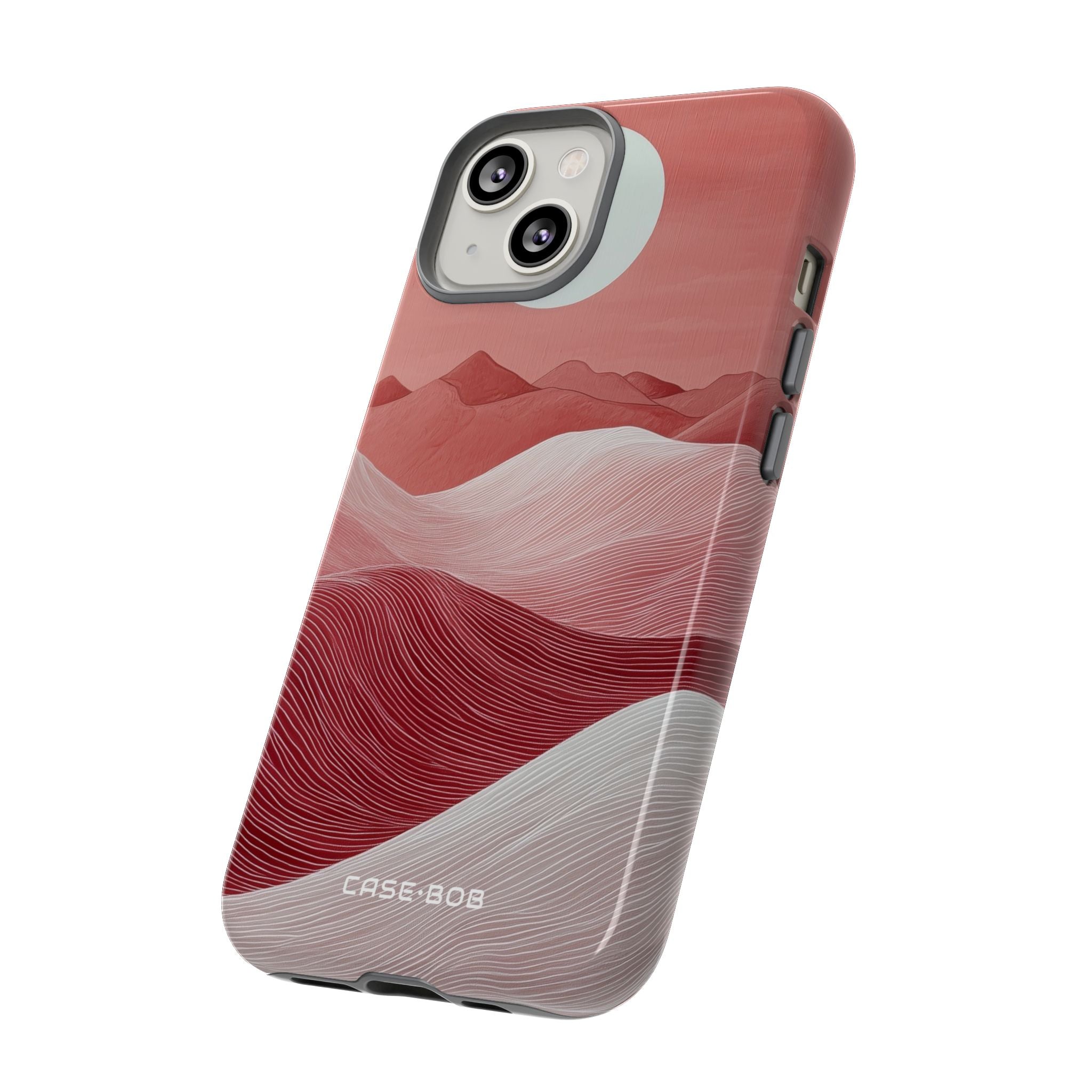 White Orb Dunes iPhone 14 Case - Tough