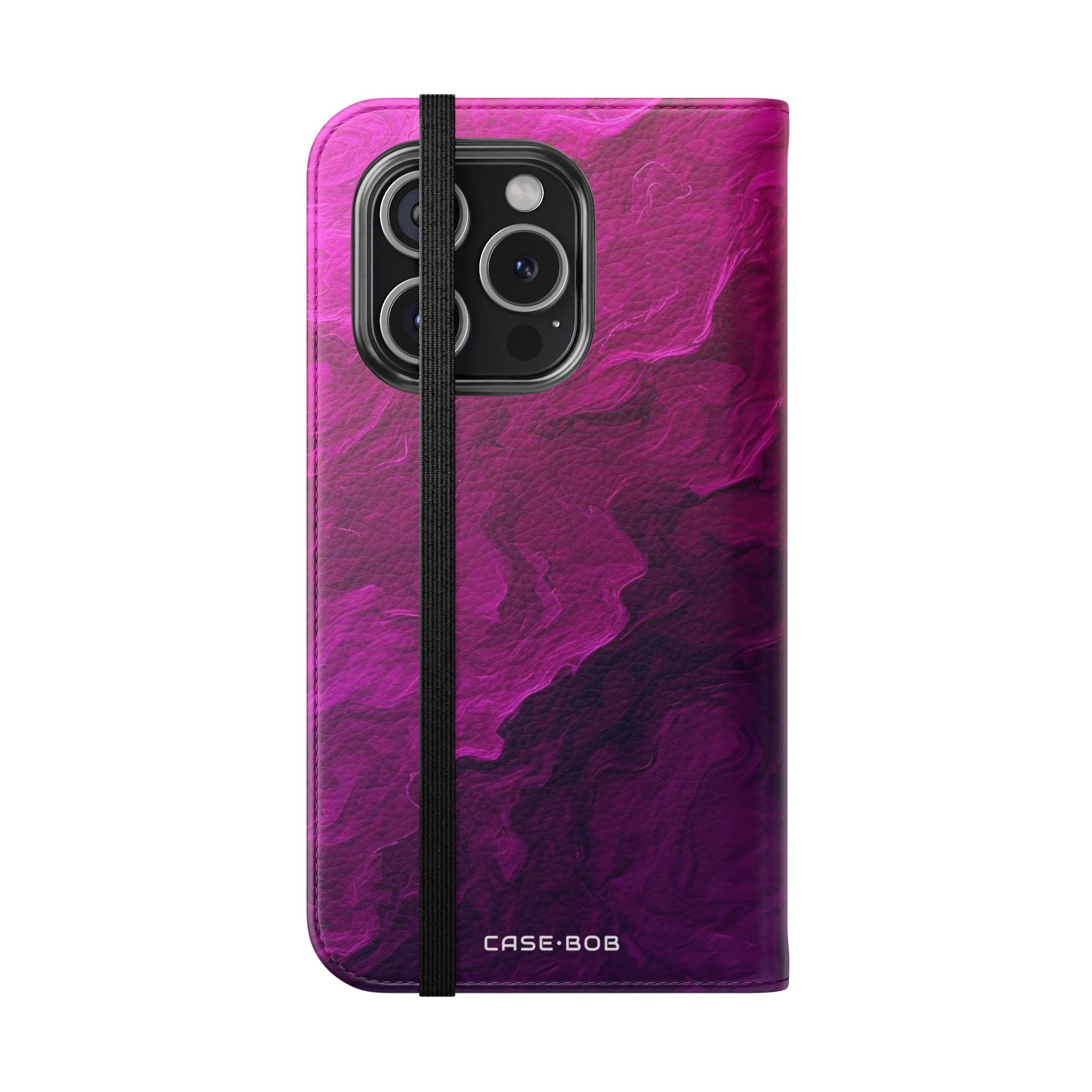 Purple Swirl - iPhone 15 Pro Case - Wallet