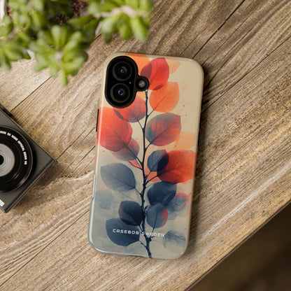 Ethereal Leaf Harmony iPhone 16 - Tough Phone Case