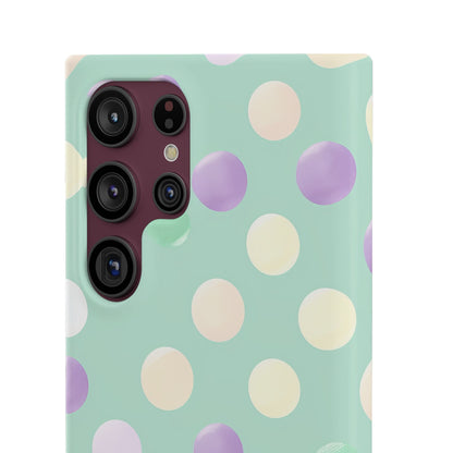 Pastel Polka Dots - Slim Samsung S22 Phone Case