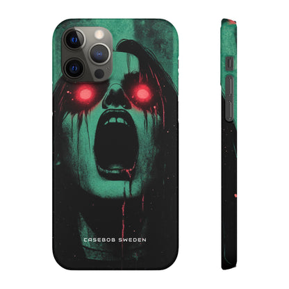 Haunting Glow of Gothic Eyes iPhone 12 - Slim Phone Case