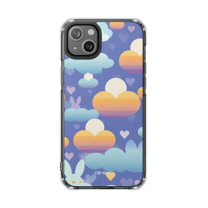 Bunnies Dance Among Clouds iPhone Case - Impact