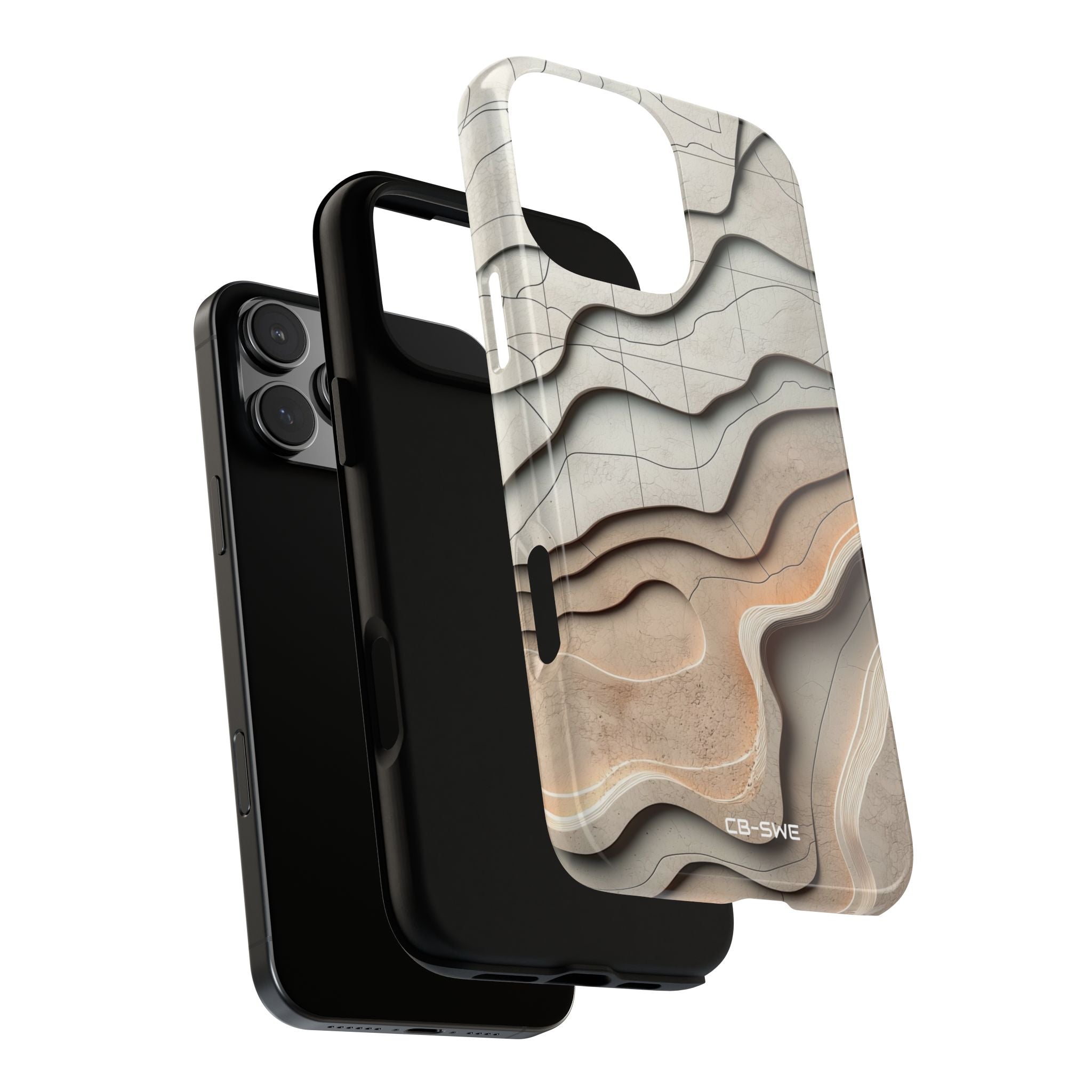 Waves Embrace Earth - iPhone Case