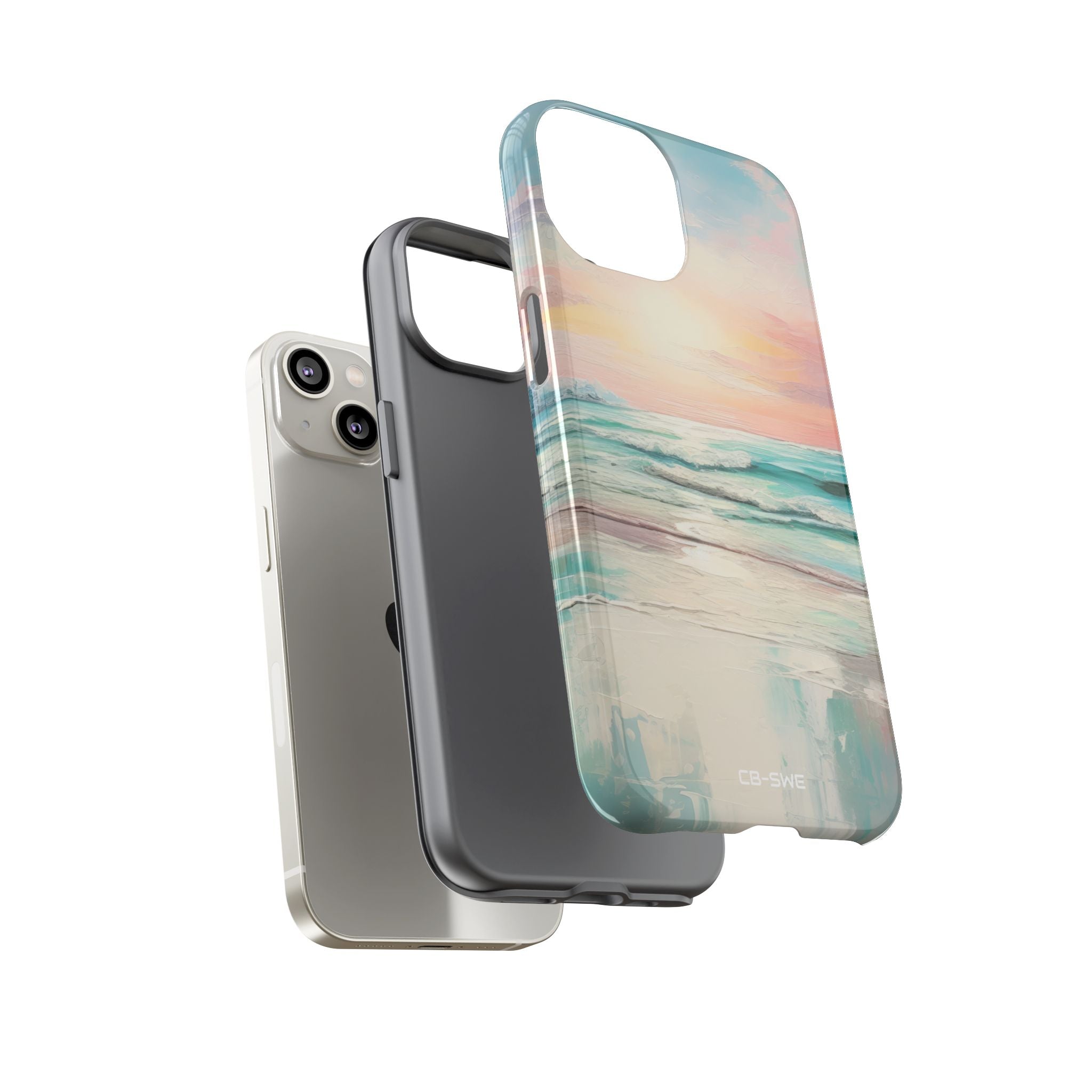 Waves Glistening Softly - iPhone Case