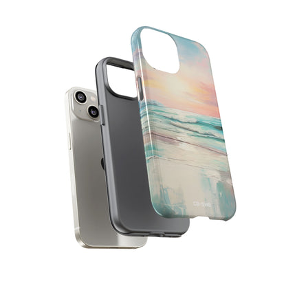 Waves Glistening Softly - iPhone Case