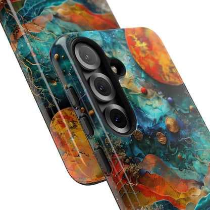 Celestial Ember Samsung S25 Case - Tough