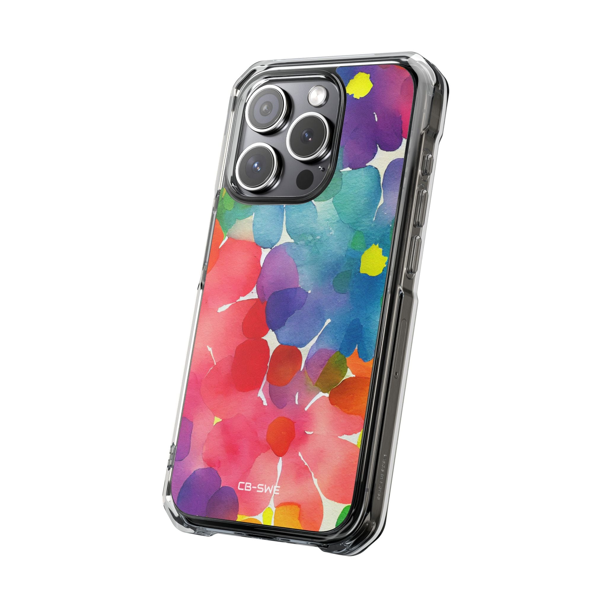 Fluid Color Petals iPhone Case - Impact