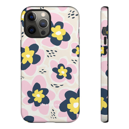 Pink Happy Flower - Protective Phone Case