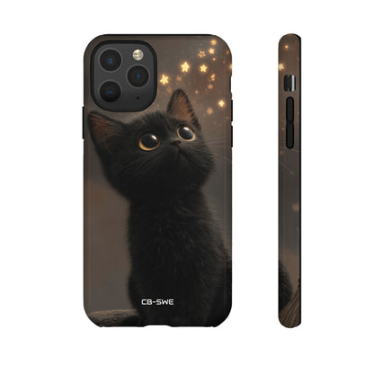 Kitten Gazes Up - iPhone Case