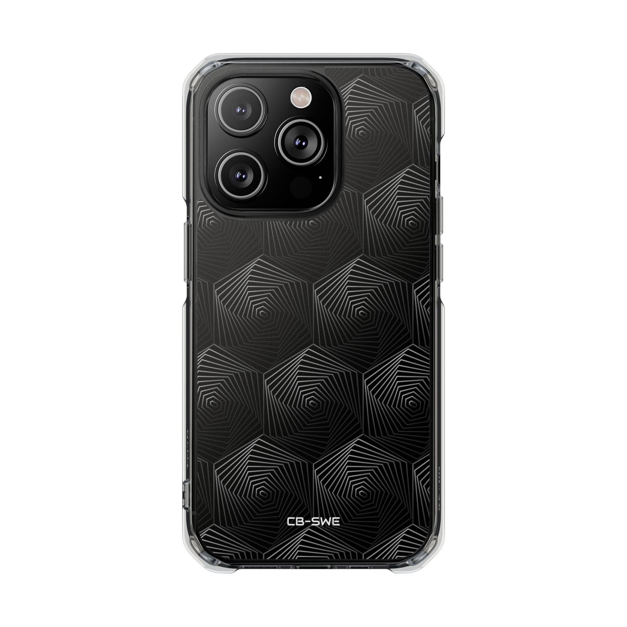 Geometric Spiral Illusion iPhone Case - Impact