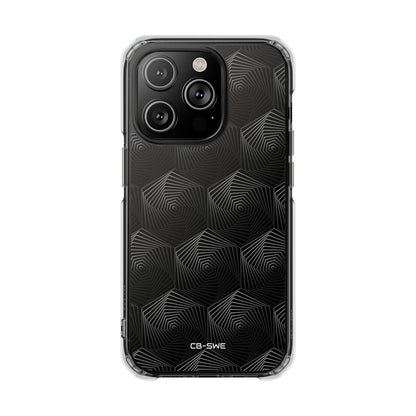 Geometric Spiral Illusion iPhone Case - Impact