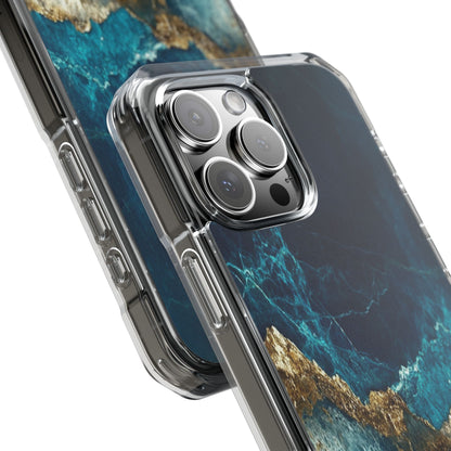 Jagged Gold Split iPhone 16 Pro Max Case - Impact