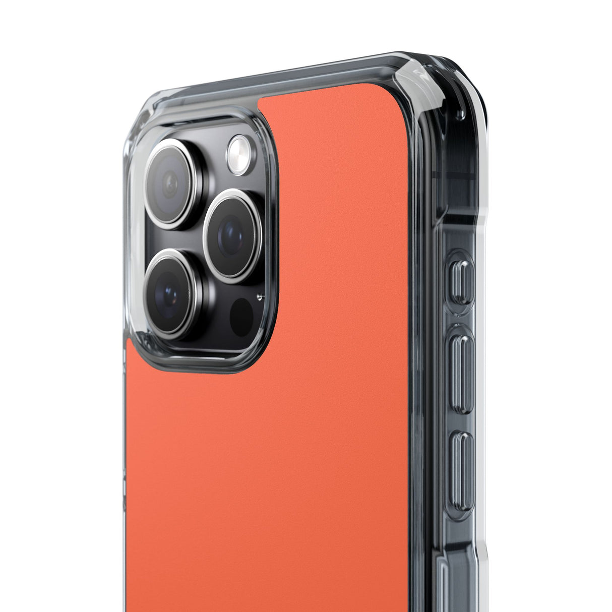 Outrageous Orange | Handyhülle für iPhone (Clear Impact Case – magnetisch) 